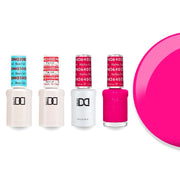 DND Gel & Lacquer Combo - Base Top Gel & 640 Barbie Pink - DTK Nail Supply