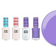 DND Gel & Lacquer Combo - Base Top Gel & 662 Kazoo Purple - DTK Nail Supply