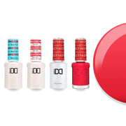 DND Gel & Lacquer Combo - Base Top Gel & 716 Peach - DTK Nail Supply