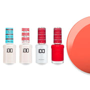 DND Gel & Lacquer Combo - Base Top Gel & 811 Guava - DTK Nail Supply