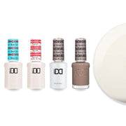 DND Gel & Lacquer Combo - Base Top Gel & 858 Sandy Nude - DTK Nail Supply