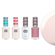 DND Gel & Lacquer Combo - Base Top Gel & 865 Pearly Pink - DTK Nail Supply