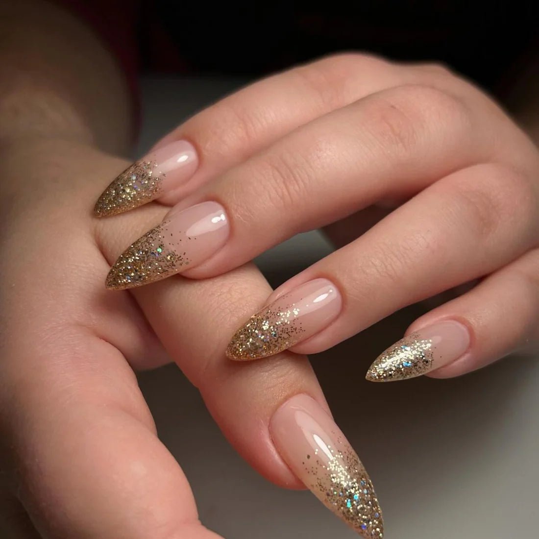 DND Gel Nail Polish Duo - 401 Gold Golden Sahara Star - DTK Nail Supply