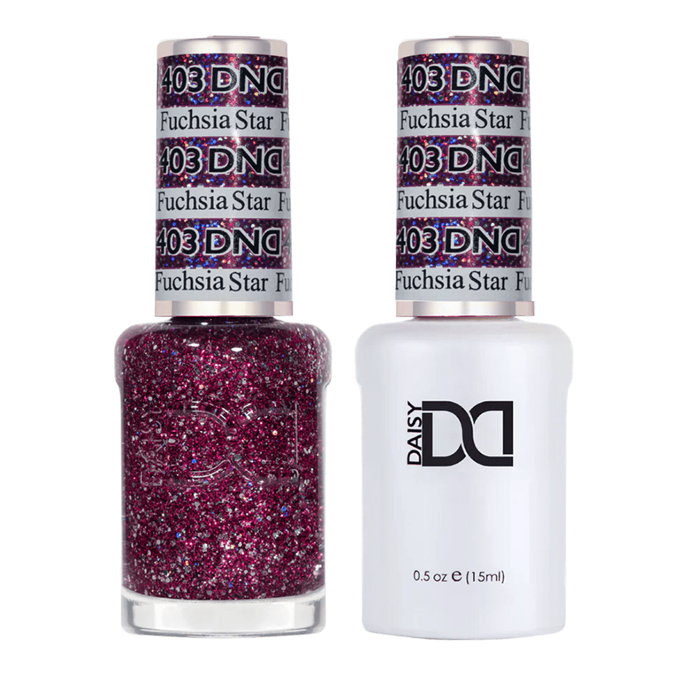 DND Gel Nail Polish Duo - 403 Fuchsia Star - DTK Nail Supply