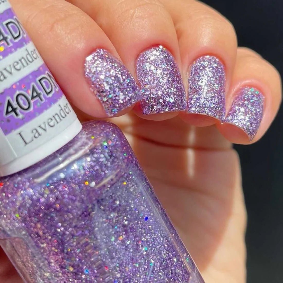 DND Gel Nail Polish Duo - 404 Lavender Daisy Star - DTK Nail Supply