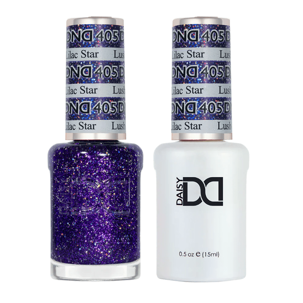 DND Gel Nail Polish Duo - 405 Lush Lilac Star - DTK Nail Supply