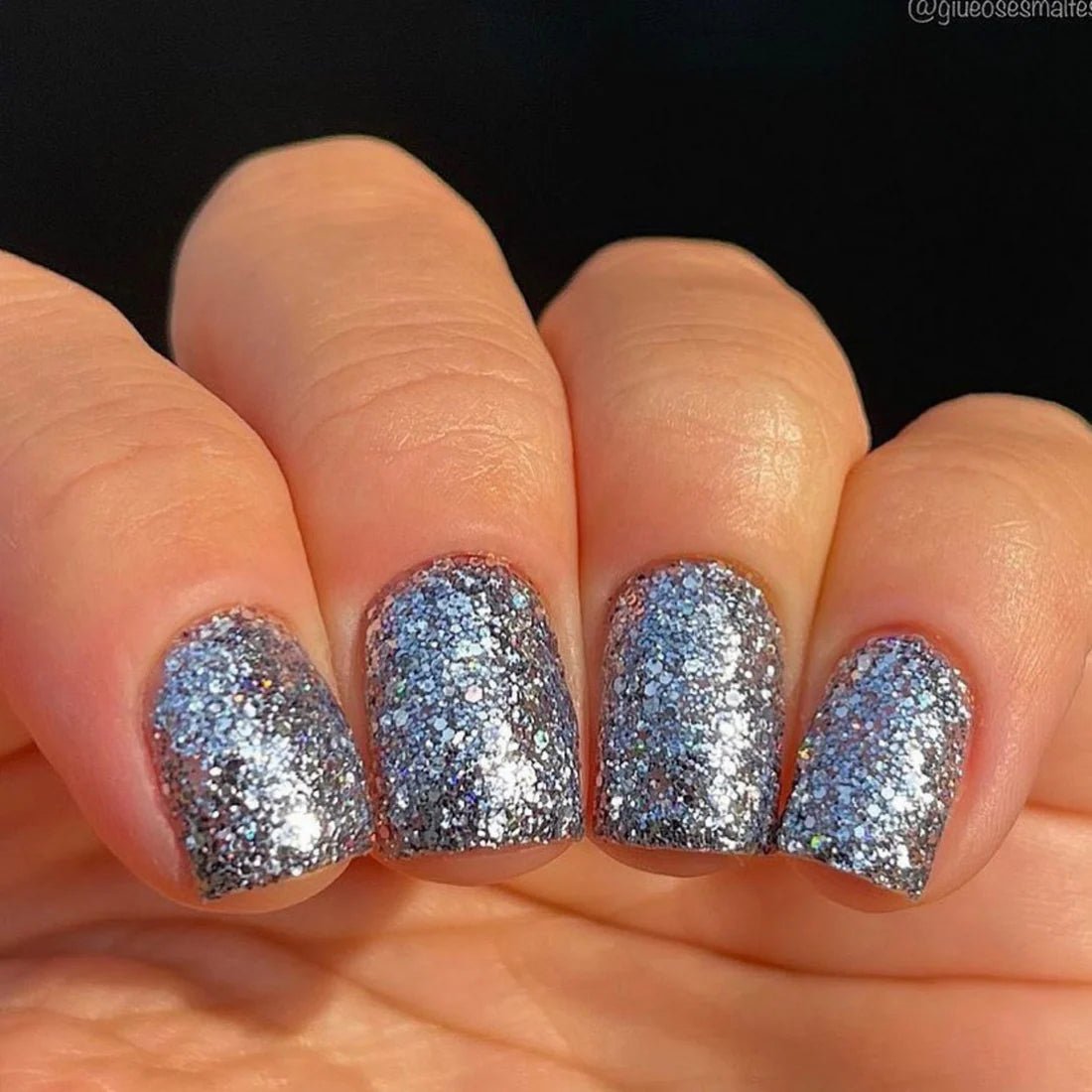 DND Gel Nail Polish Duo - 407 Black Diamond Star - DTK Nail Supply