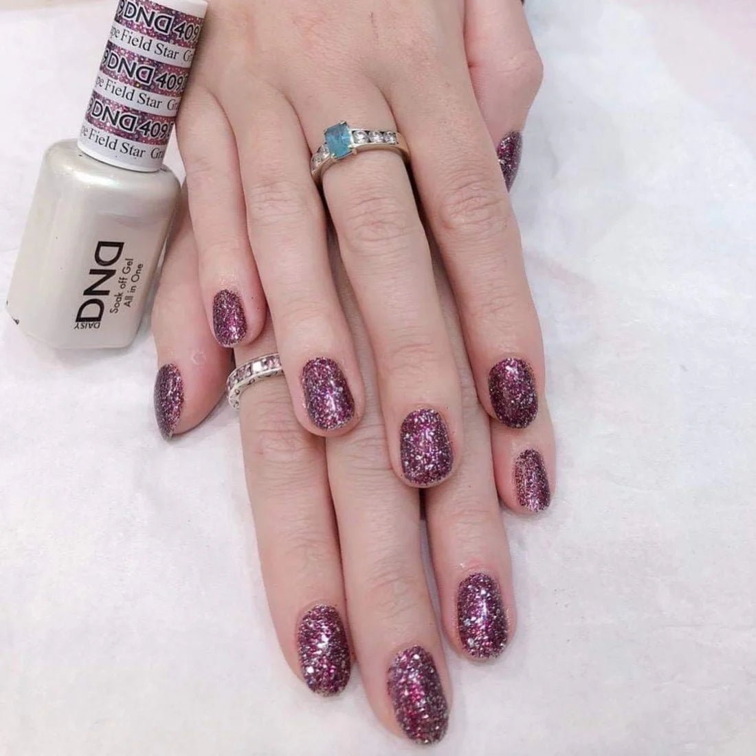 DND Gel Nail Polish Duo - 409 Grape Field Star - DTK Nail Supply