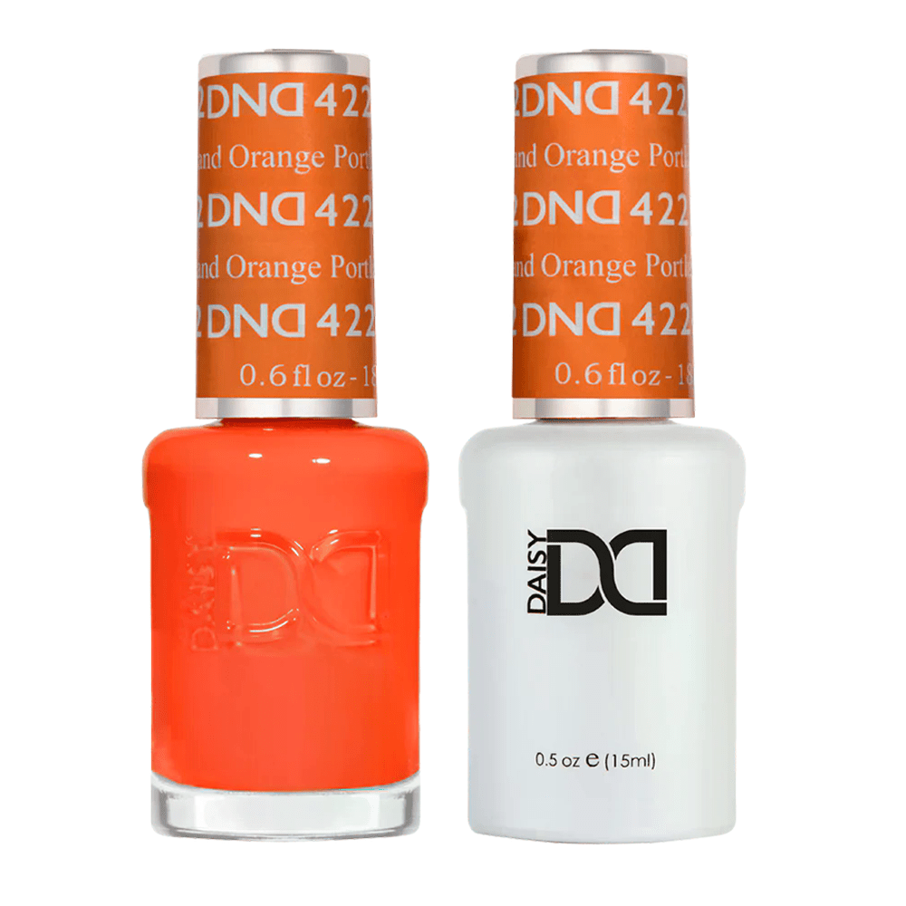 DND Gel Nail Polish Duo - 422 Portland Orange - DTK Nail Supply