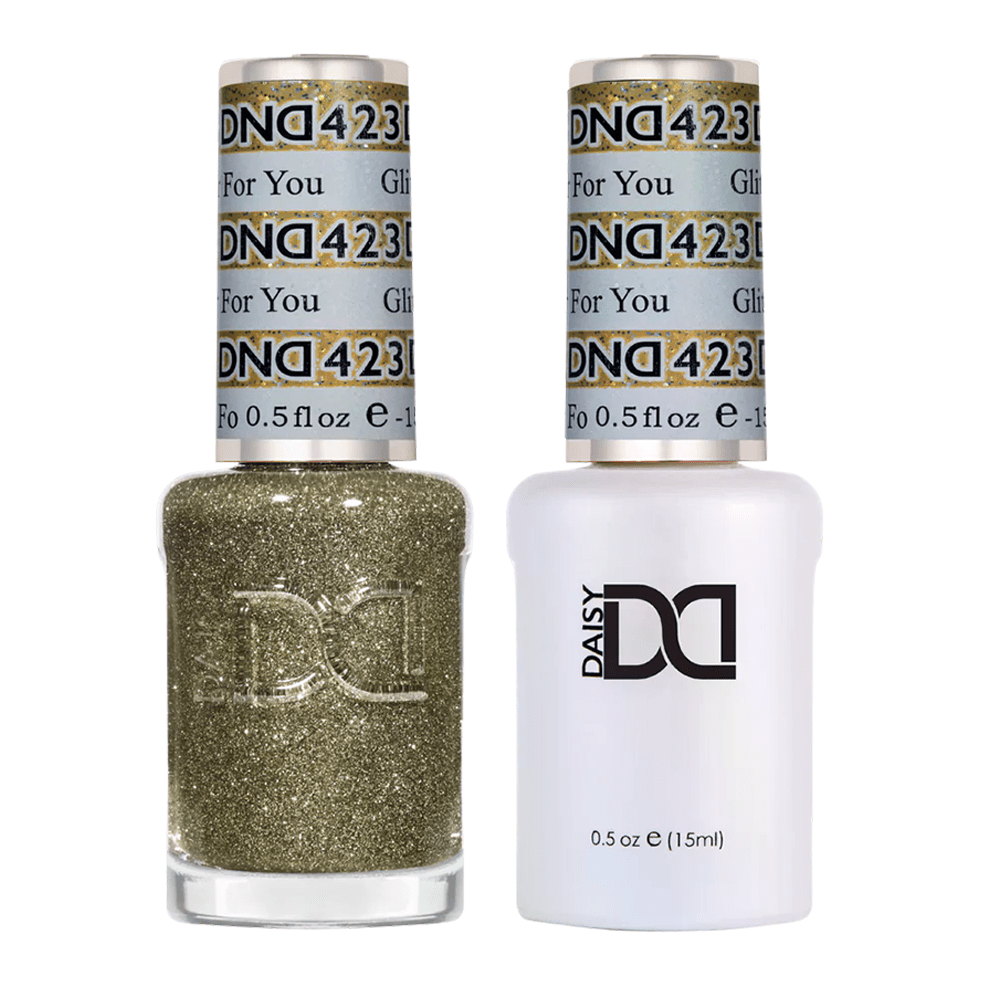 DND Gel Nail Polish Duo - 423 Glitter for You - DTK Nail Supply