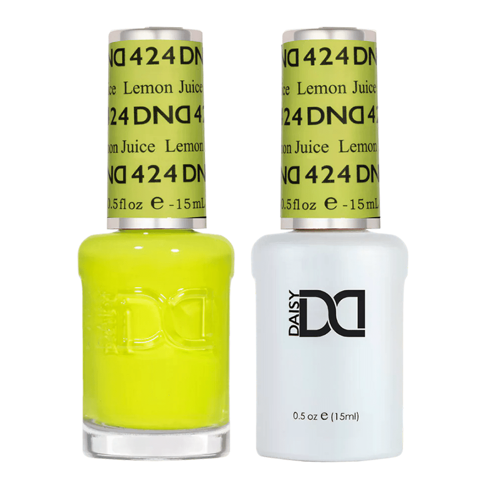 DND Gel Nail Polish Duo - 424 Lemon Juice - DTK Nail Supply