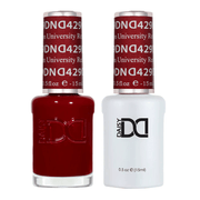 DND Gel Nail Polish Duo - 429 Boston University Red - DTK Nail Supply