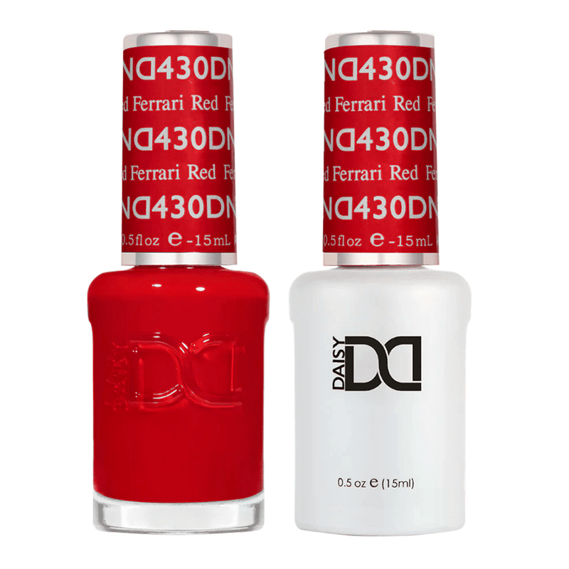 DND Gel Nail Polish Duo - 430 Ferrari Red - DTK Nail Supply