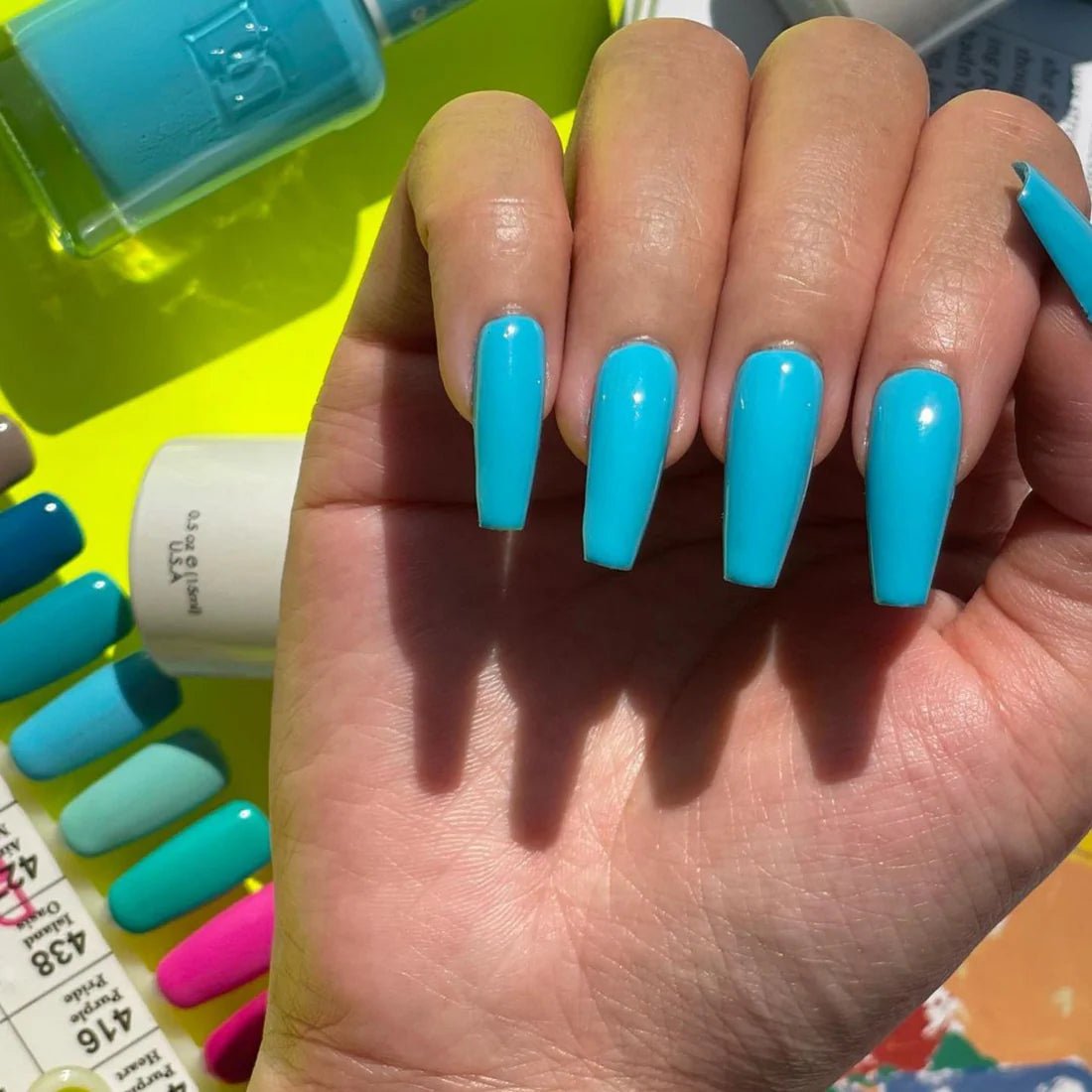DND Gel Nail Polish Duo - 436 Baby Blue - DTK Nail Supply