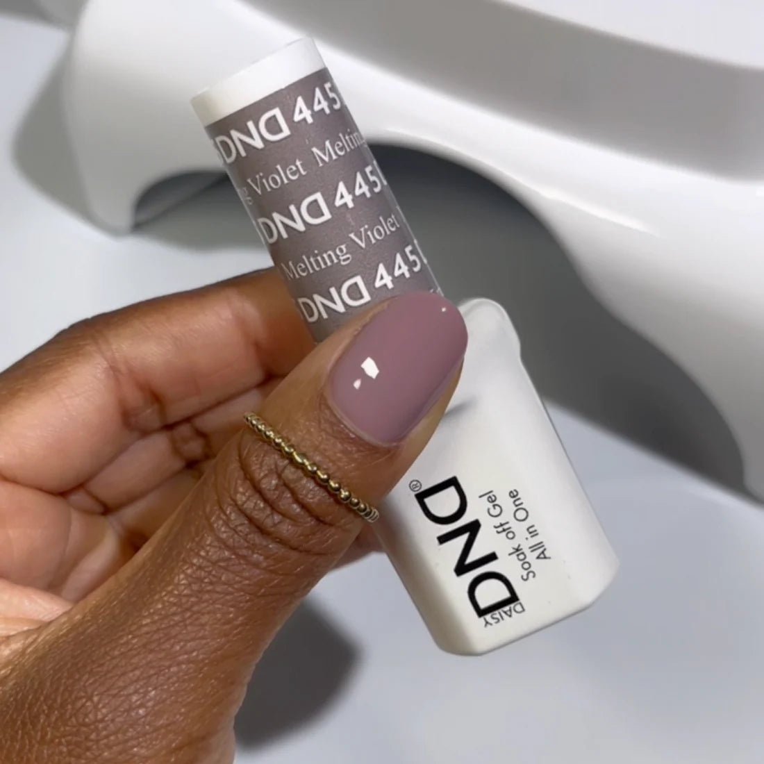 DND Gel Nail Polish Duo - 445 Melting Violet - DTK Nail Supply