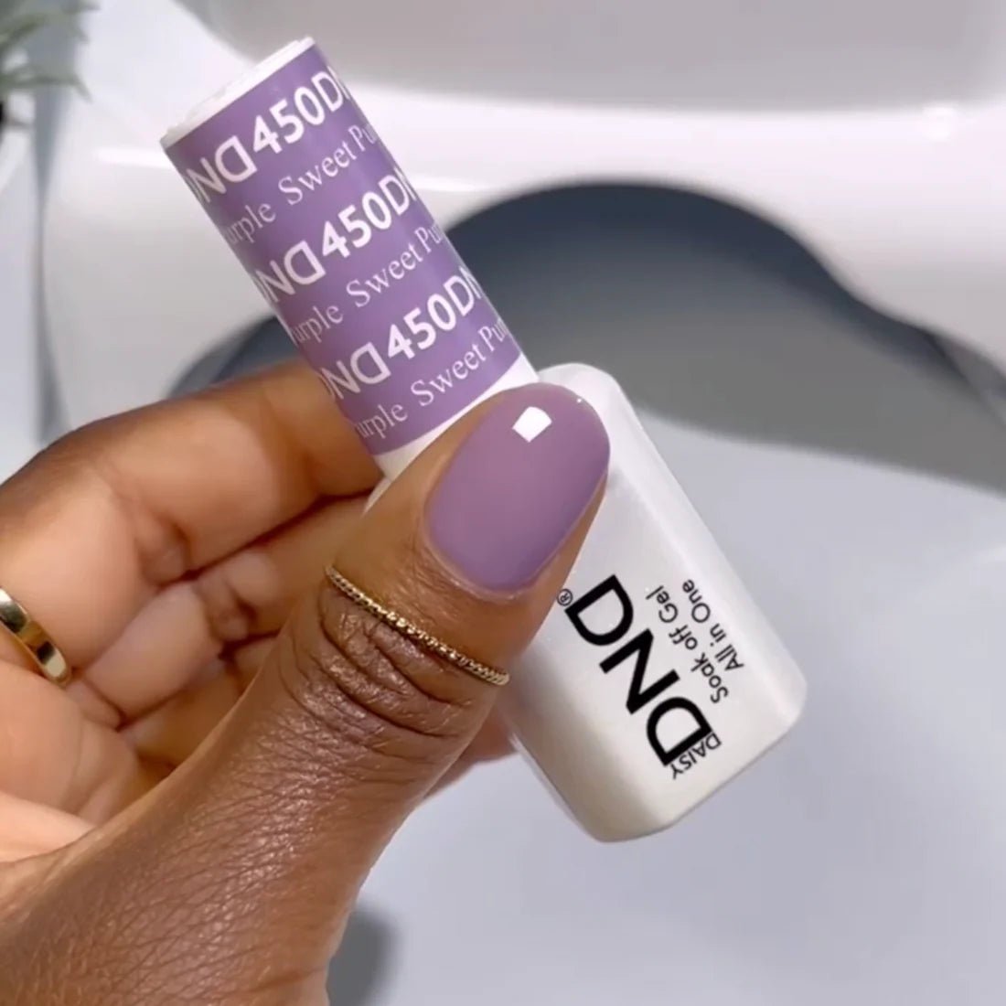 DND Gel Nail Polish Duo - 450 Sweet Purple - DTK Nail Supply