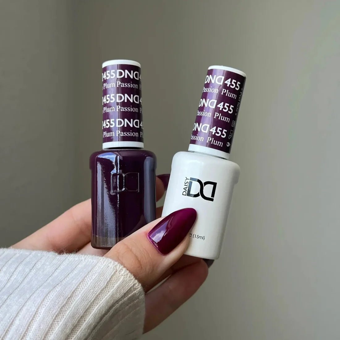 DND Gel Nail Polish Duo - 455 Plum Passion - DTK Nail Supply