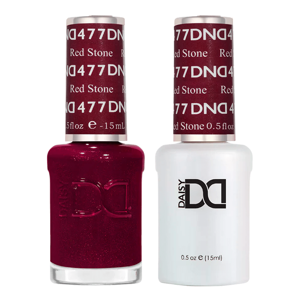 DND Gel Nail Polish Duo - 477 Red Stone - DTK Nail Supply