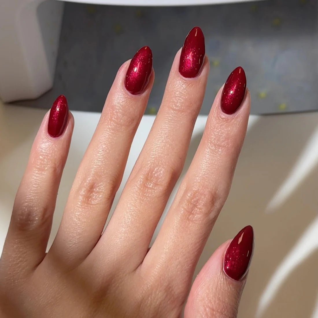 DND Gel Nail Polish Duo - 477 Red Stone - DTK Nail Supply