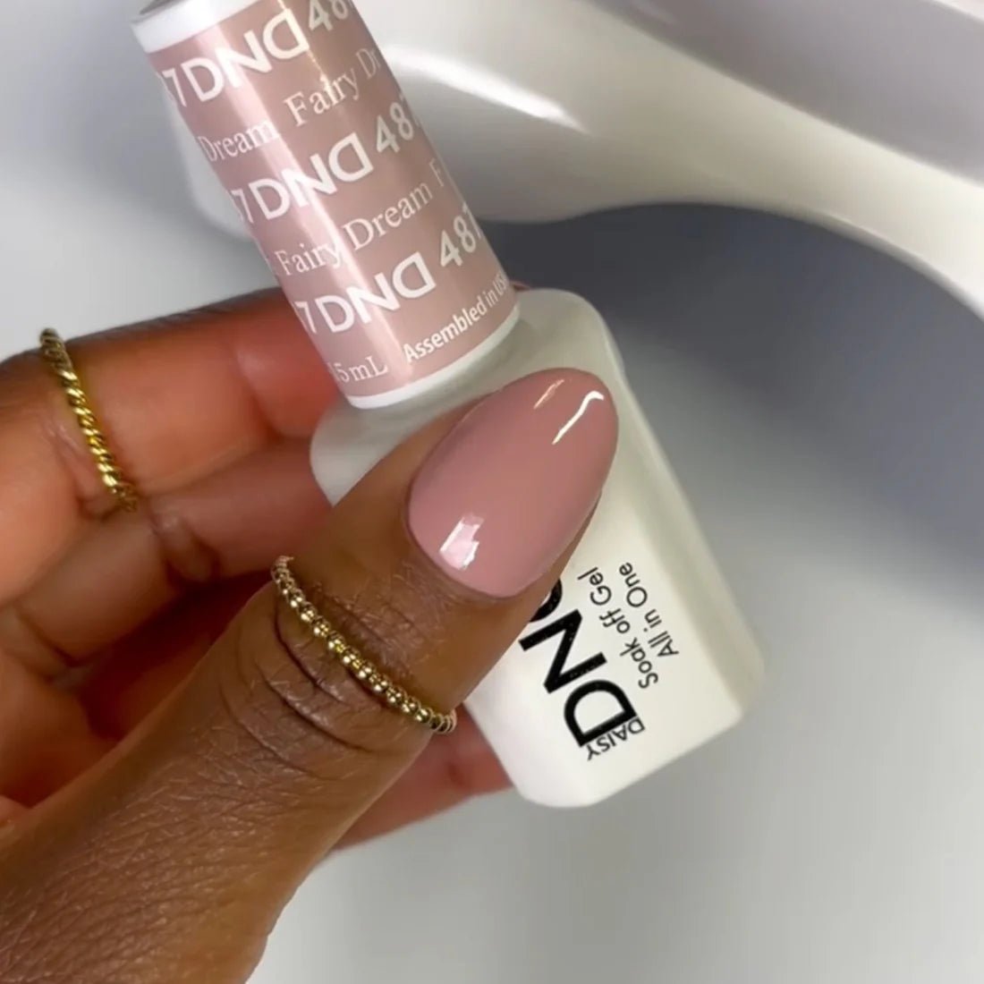 DND Gel Nail Polish Duo - 487 Fairy Dream - DTK Nail Supply