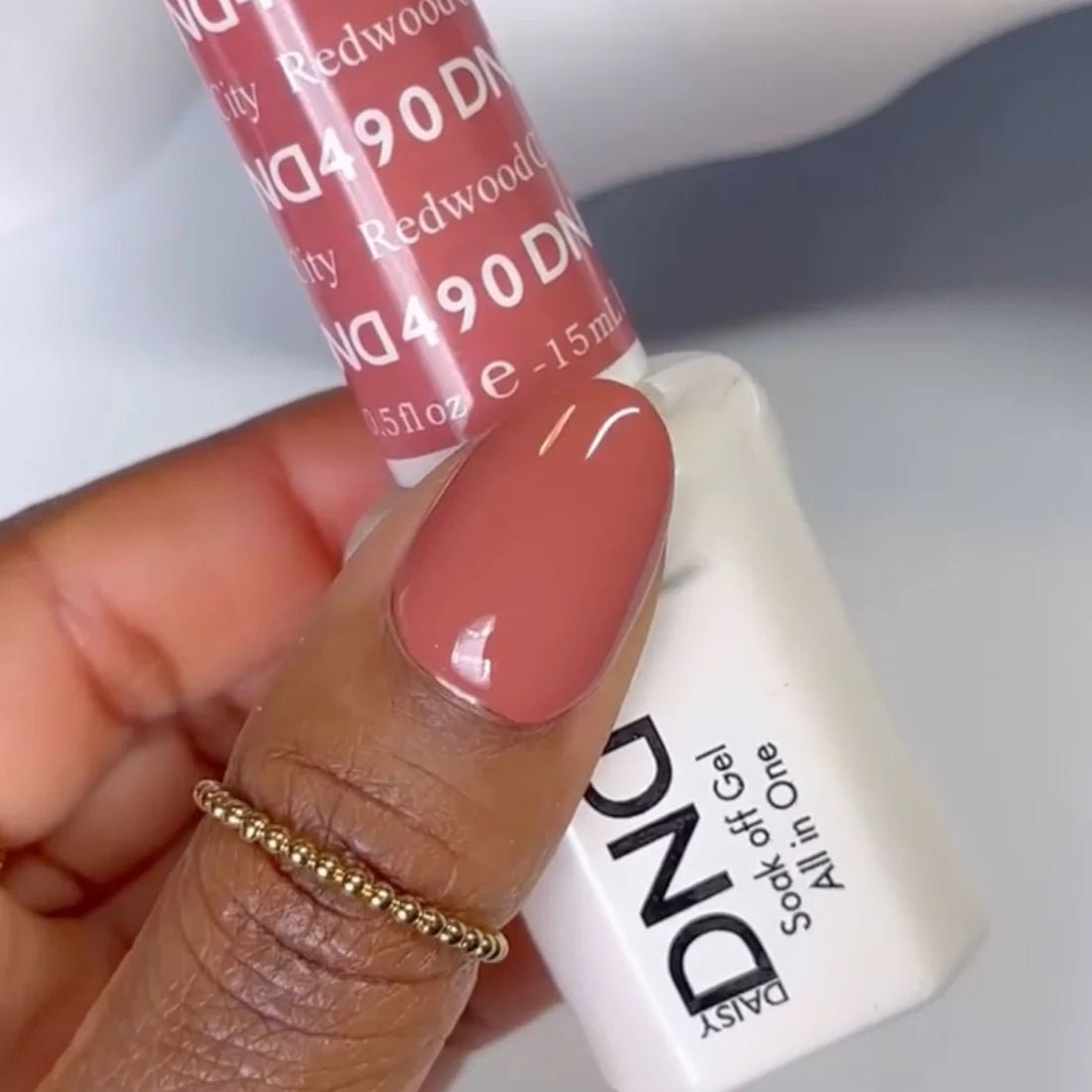 DND Gel Nail Polish Duo - 490 Redwood City - DTK Nail Supply