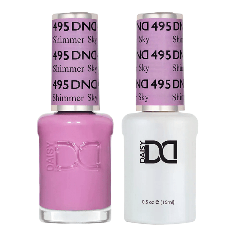 DND Gel Nail Polish Duo - 495 Shimmer Sky - DTK Nail Supply