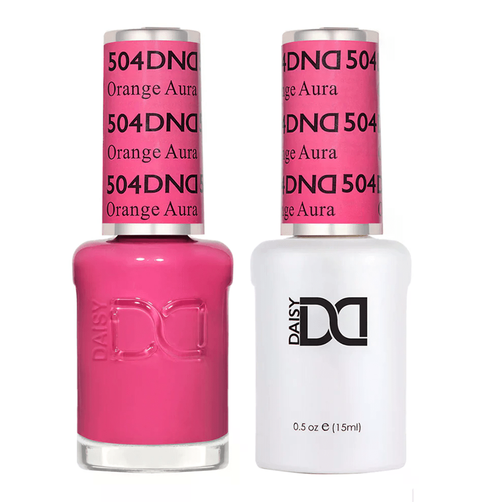 DND Gel Nail Polish Duo - 504 Orange Aura - DTK Nail Supply