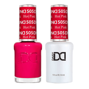 DND Gel Nail Polish Duo - 505 Hot Pink - DTK Nail Supply
