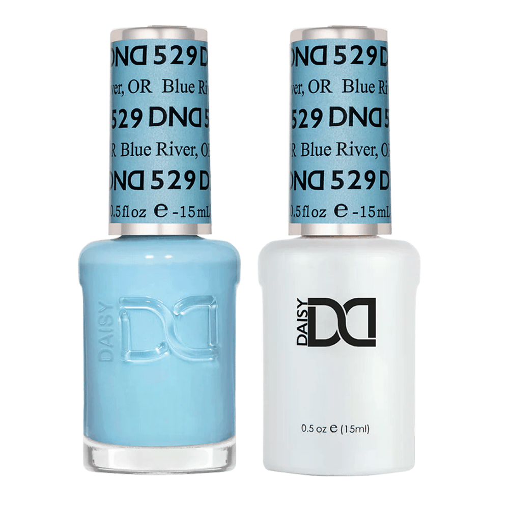 DND Gel Nail Polish Duo - 529 Blue River, OR - DTK Nail Supply