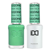 DND Gel Nail Polish Duo - 532 Green Isle, MN - DTK Nail Supply