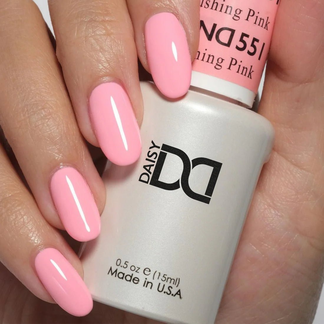 DND Gel Nail Polish Duo - 551 Blushing Pink - DTK Nail Supply