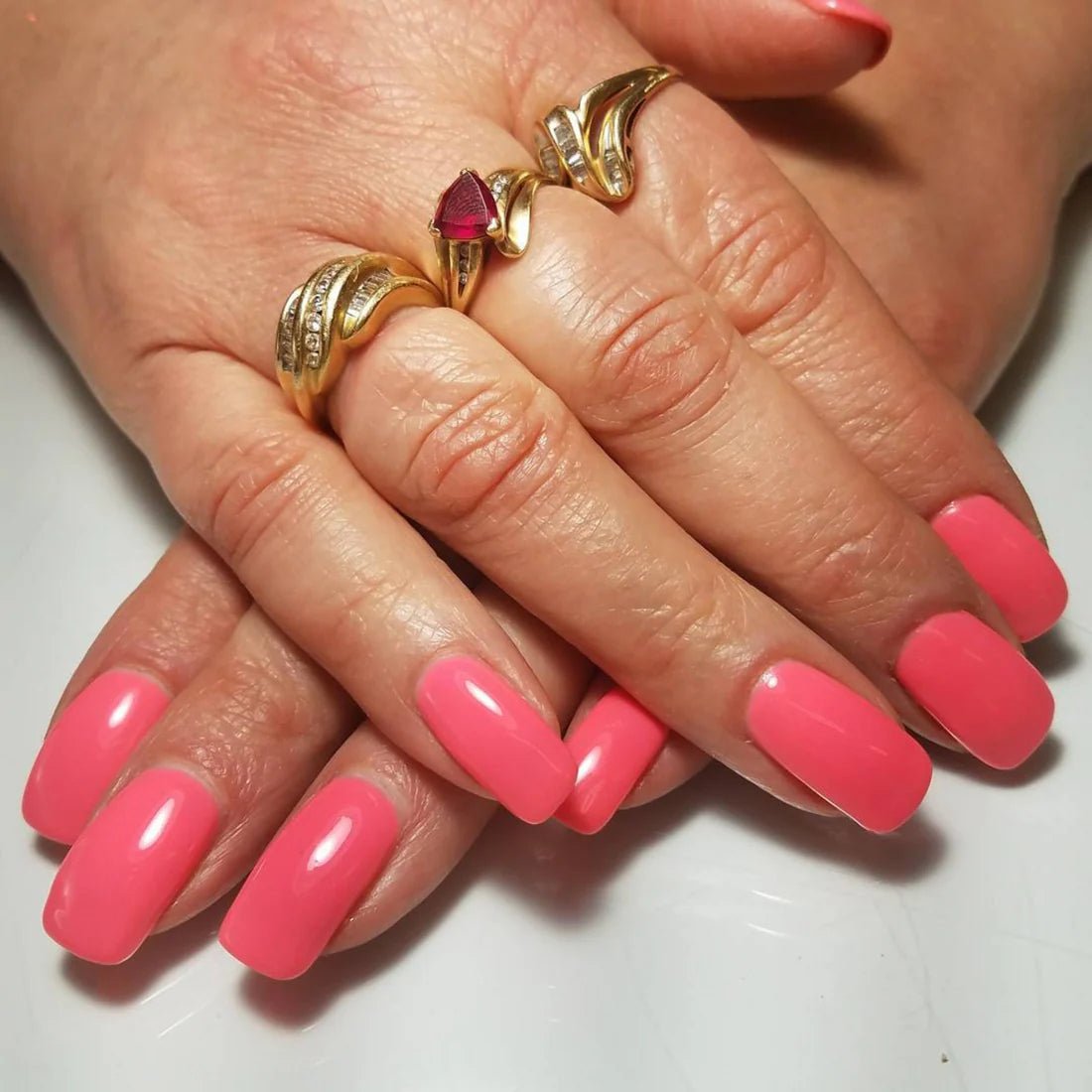 DND Gel Nail Polish Duo - 556 Coral Reef - DTK Nail Supply