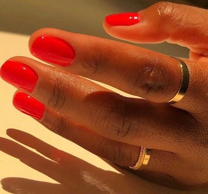 DND Gel Nail Polish Duo - 563 DND Red - DTK Nail Supply