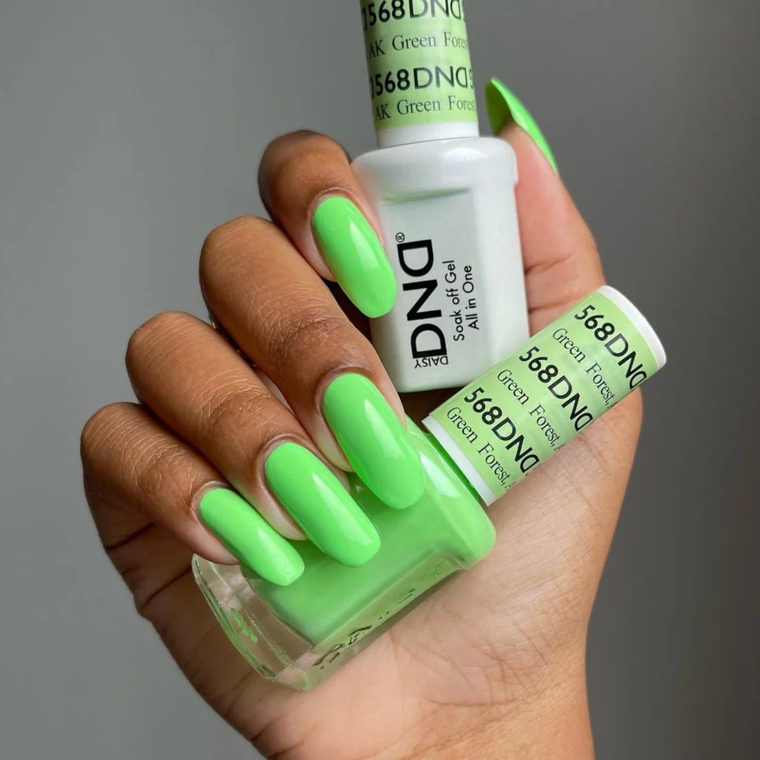 DND Gel Nail Polish Duo - 568 Green Forest, AK - DTK Nail Supply