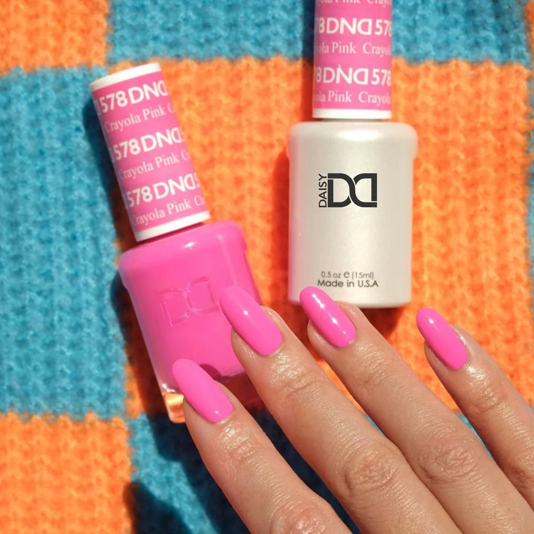 DND Gel Nail Polish Duo - 578 Crayola Pink - DTK Nail Supply