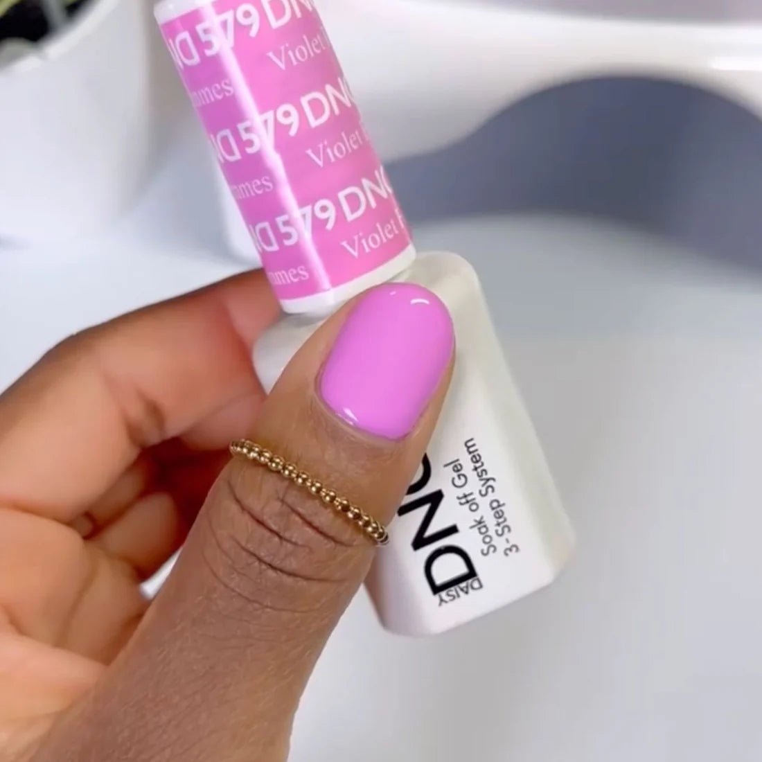 DND Gel Nail Polish Duo - 579 Violet Femmes - DTK Nail Supply