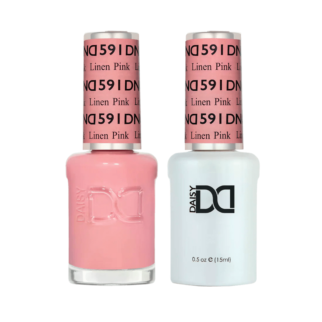 DND Gel Nail Polish Duo - 591 Linen Pink - DTK Nail Supply