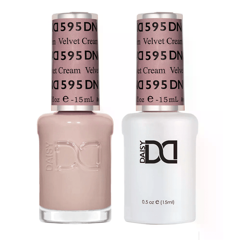 DND Gel Nail Polish Duo - 595 Velvet Cream - DTK Nail Supply