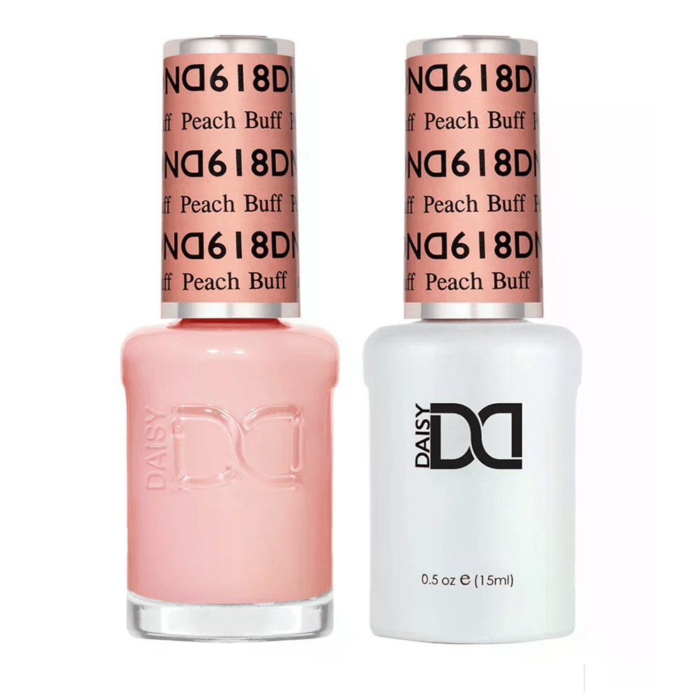DND Gel Nail Polish Duo - 618 Peach Buff - DTK Nail Supply