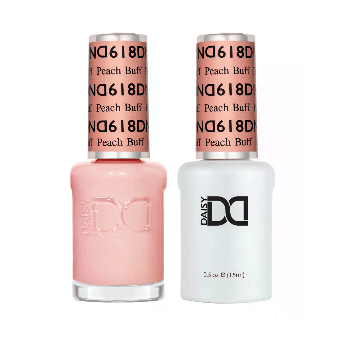 DND Gel Nail Polish Duo - 618 Peach Buff - DTK Nail Supply