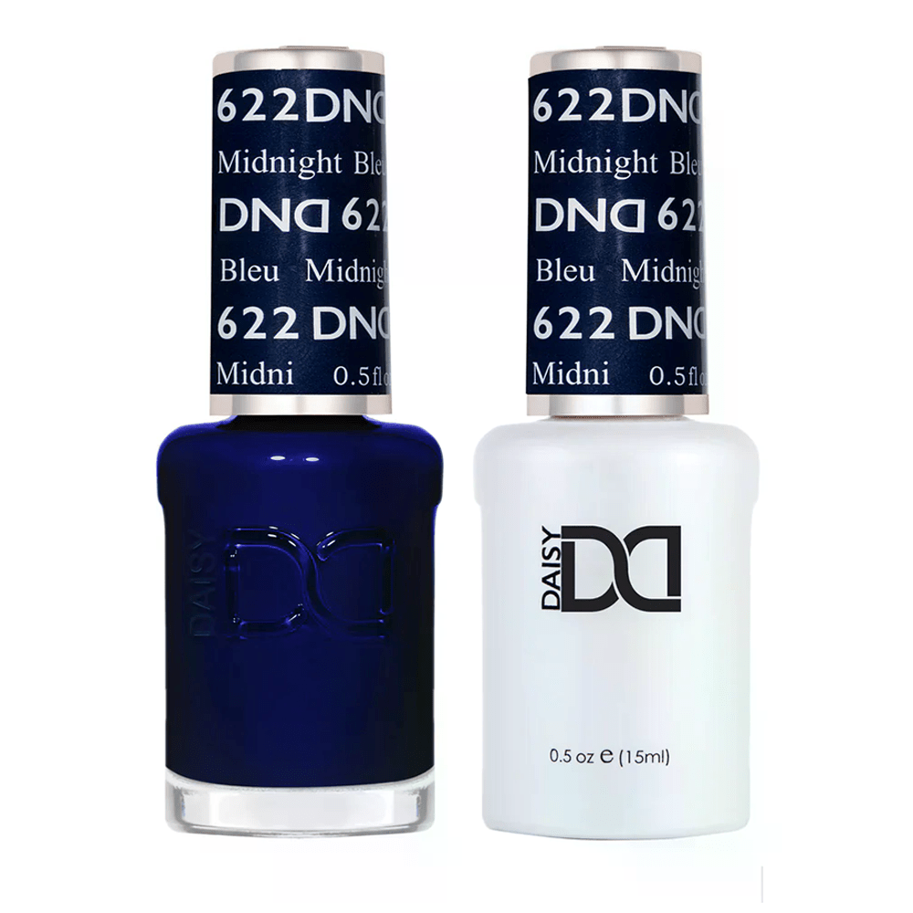 DND Gel Nail Polish Duo - 622 Midnight Blue - DTK Nail Supply