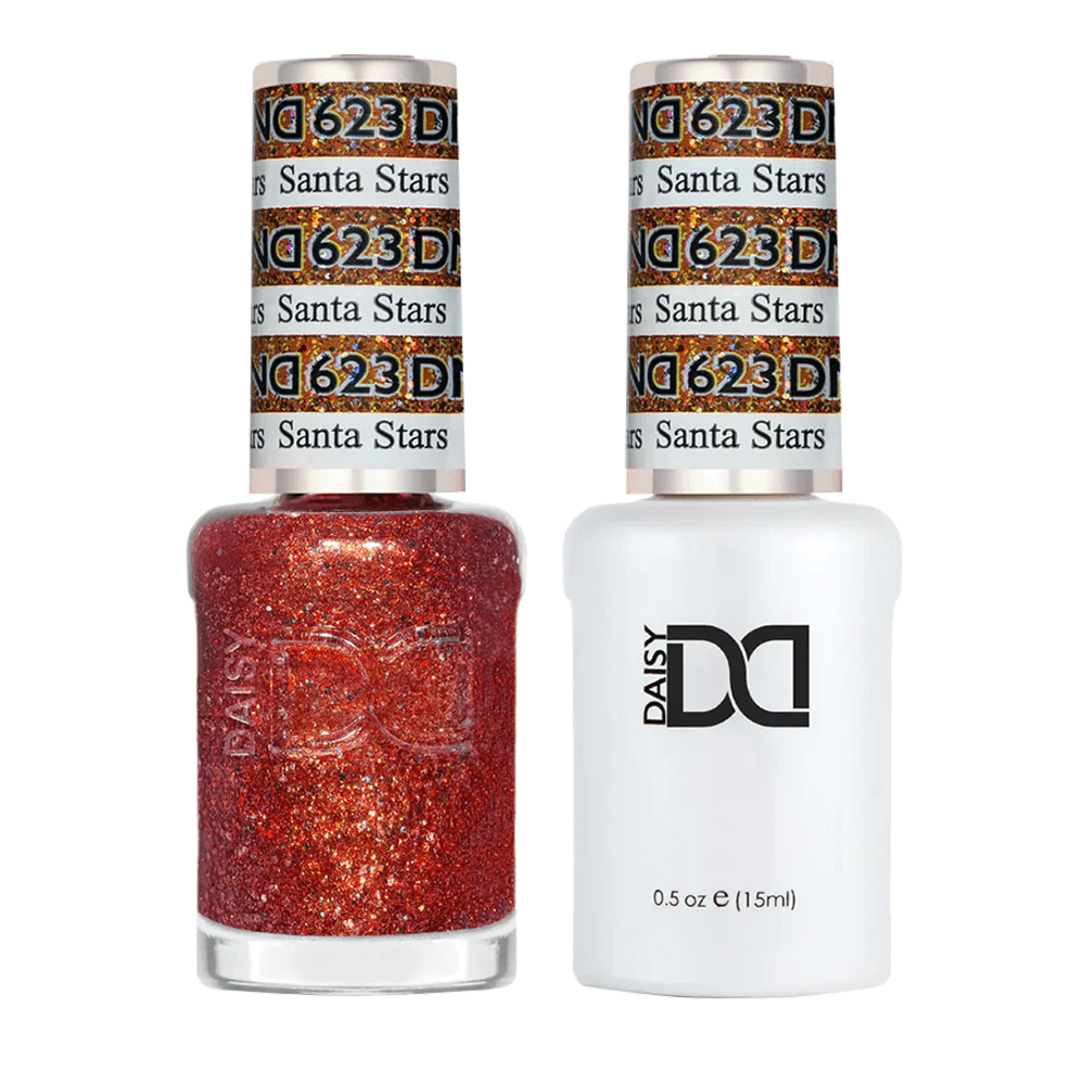 DND Gel Nail Polish Duo - 623 Santa Stars - DTK Nail Supply