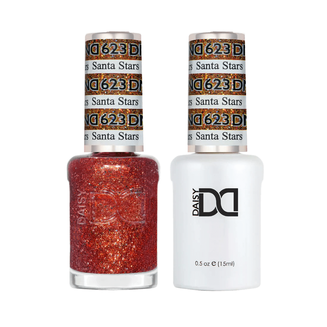 DND Gel Nail Polish Duo - 623 Santa Stars - DTK Nail Supply