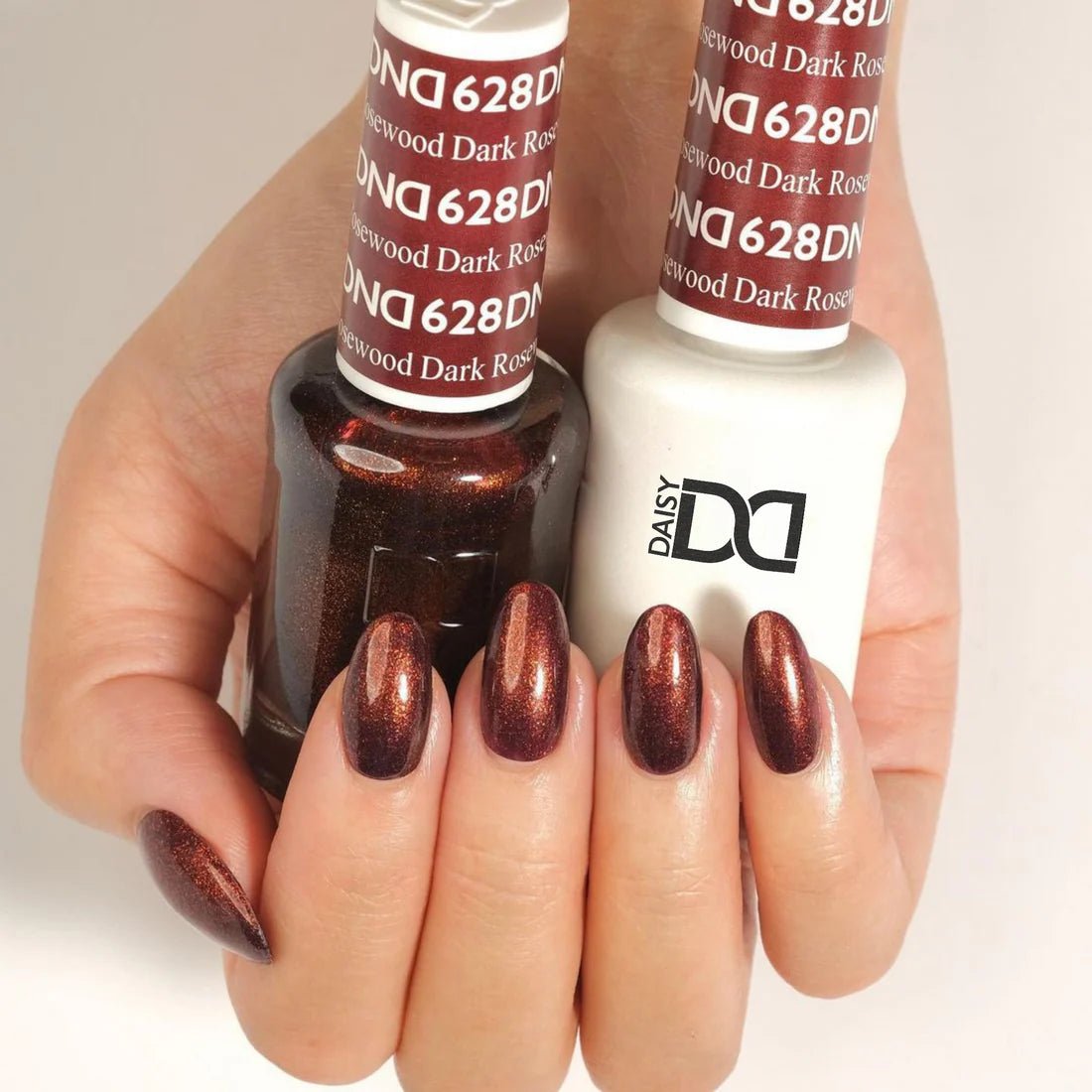 DND Gel Nail Polish Duo - 628 Dark Rosewood - DTK Nail Supply