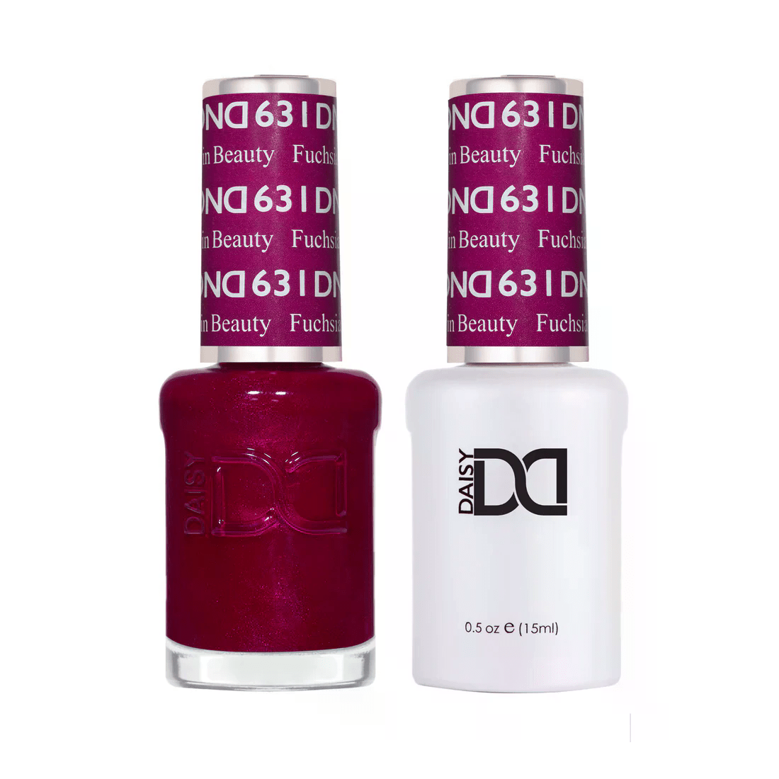 DND Gel Nail Polish Duo - 631 Fuchsia in Beauty - DTK Nail Supply