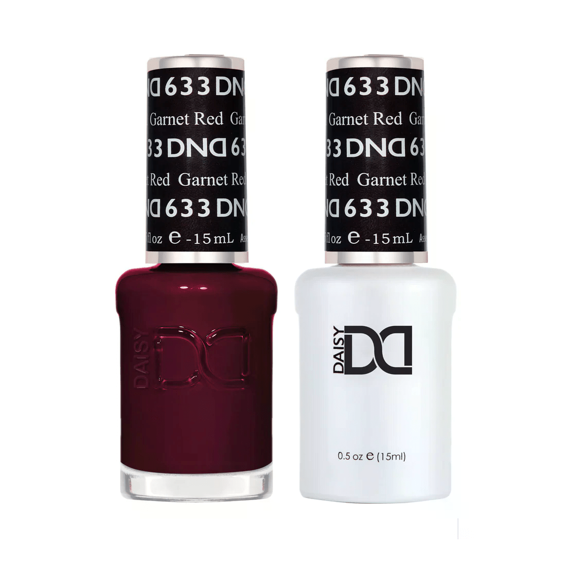 DND Gel Nail Polish Duo - 633 Garnet Red - DTK Nail Supply