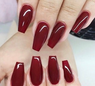 DND Gel Nail Polish Duo - 633 Garnet Red - DTK Nail Supply