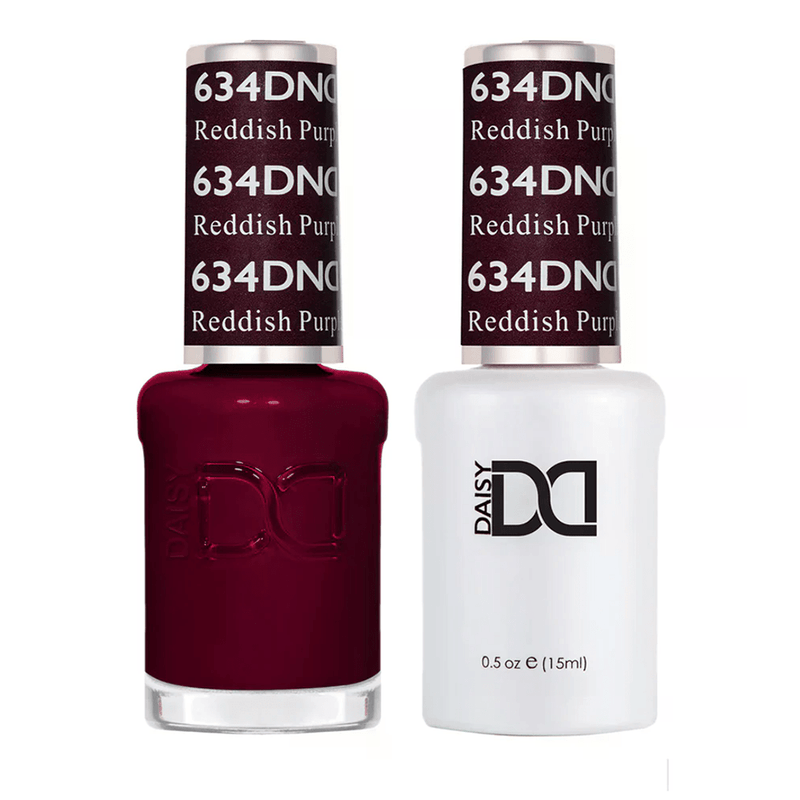 DND Gel Nail Polish Duo - 634 Reddish Purple - DTK Nail Supply