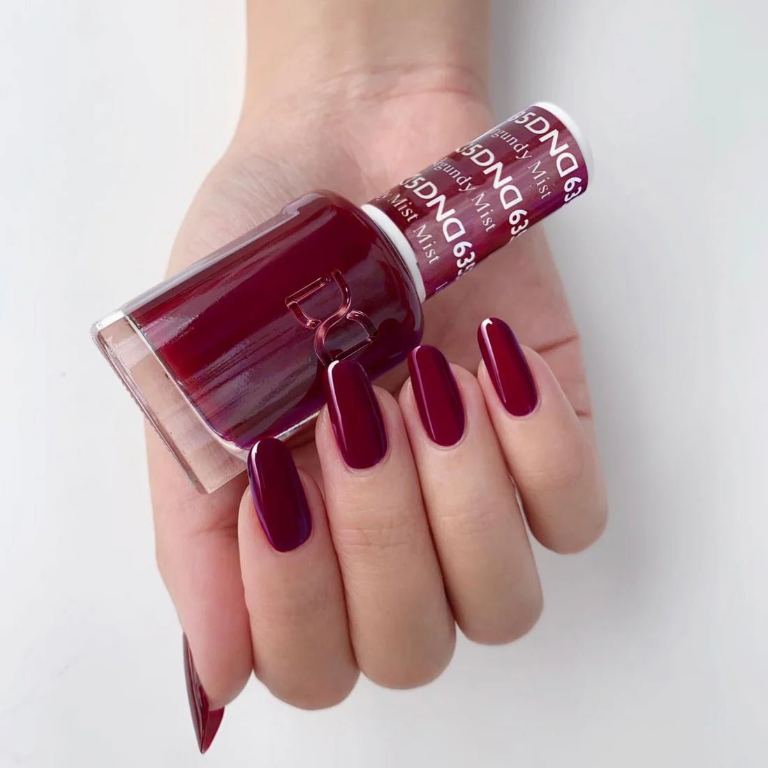 DND Gel Nail Polish Duo - 635 Burgundy Mist - DTK Nail Supply