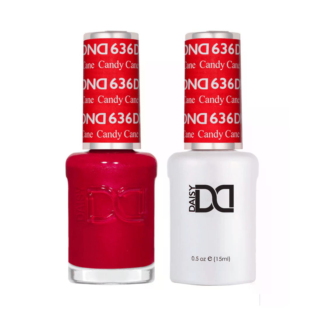DND Gel Nail Polish Duo - 636 Candy Cane - DTK Nail Supply